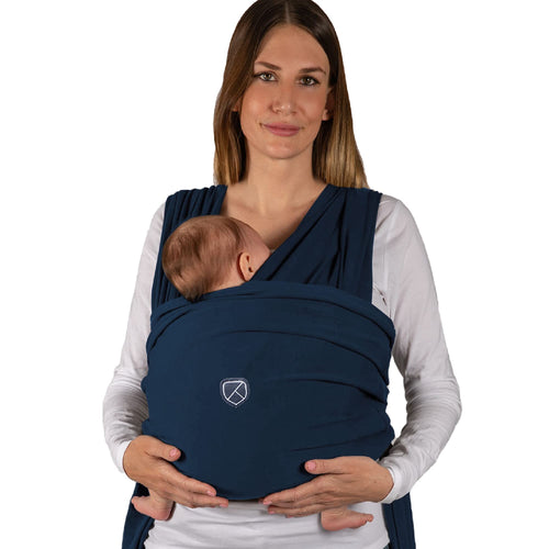 Babytragetuch elastisch Bio-Baumwolle bis 15 kg für Neugeborene