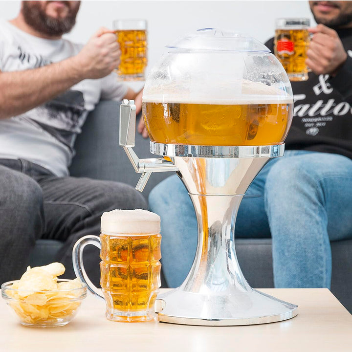 Bierzapfanlage 3,5 L mit Kühler Acryl Zapfhahn Getränkedispenser - Bild 3