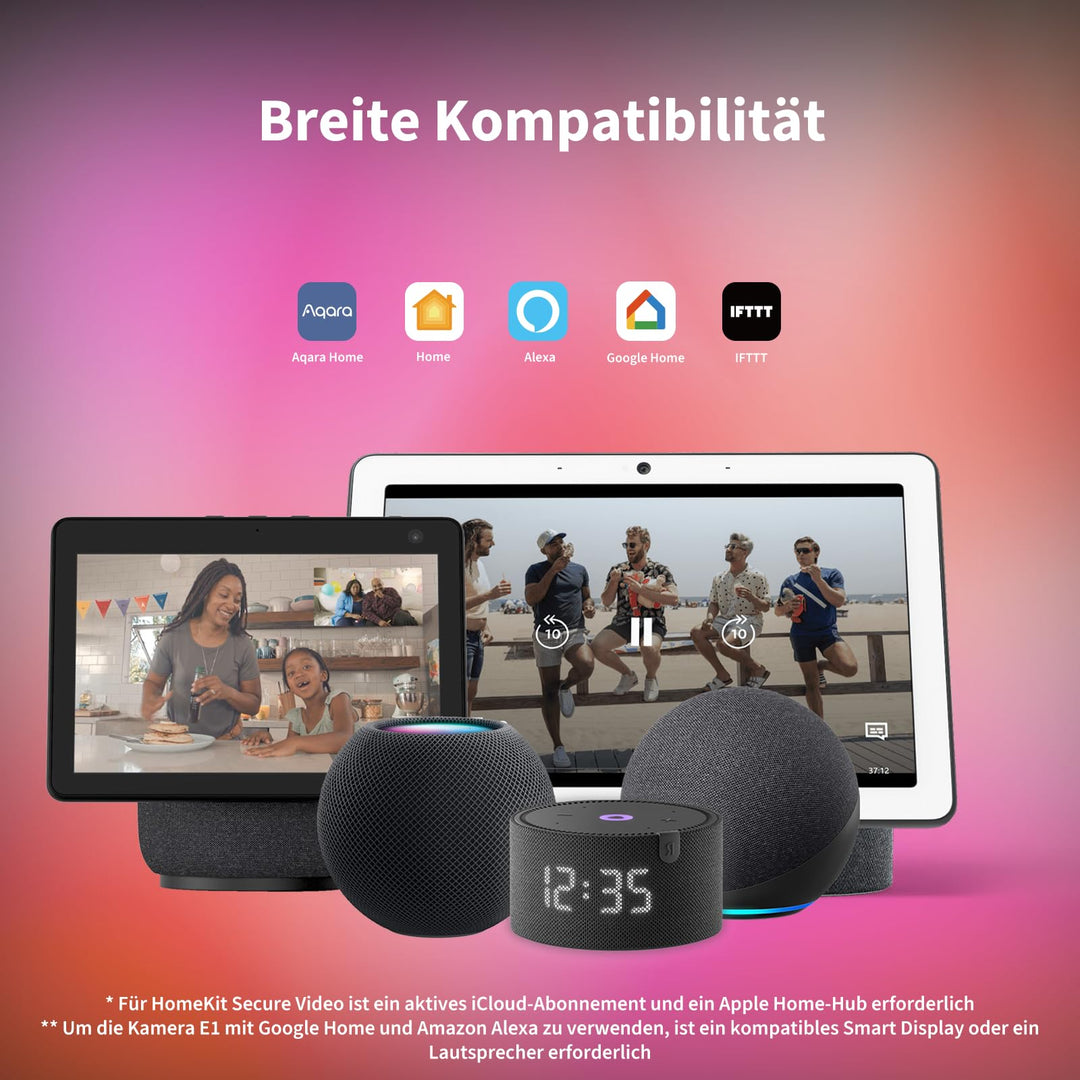 Überwachungskamera Indoor 2K 360° mit HomeKit &amp; Wi-Fi 6 - Bild 3