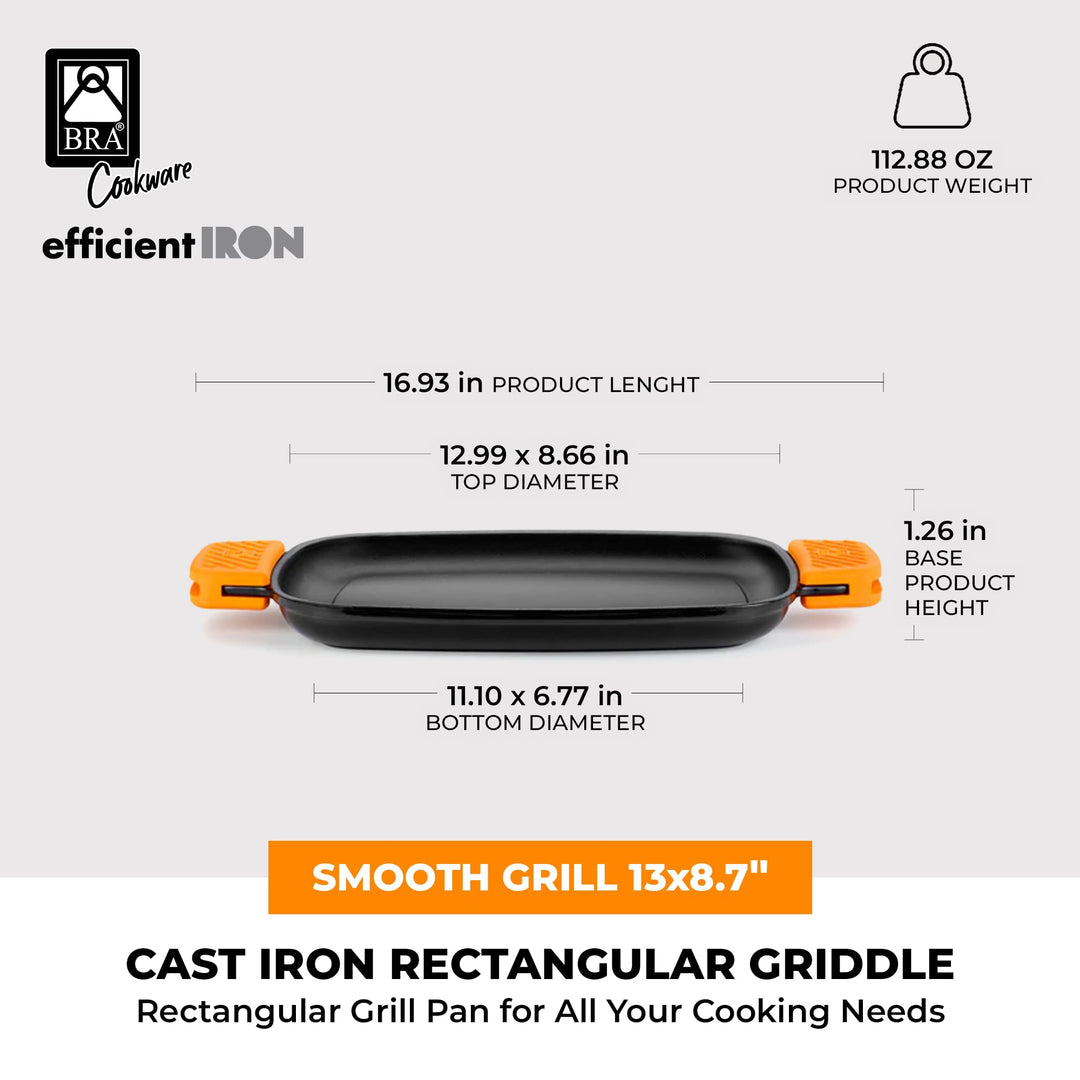 Grillpfanne rechteckig 35 cm Antihaft Induktion Backofen - Bild 3