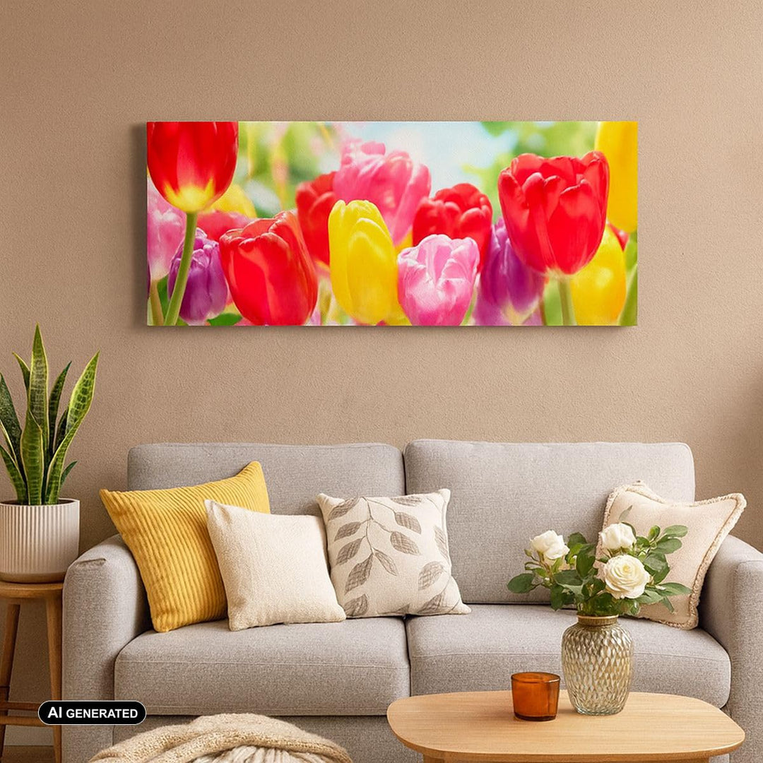 Leinwandbild Botanik Blumen 120x50cm Wanddeko Natur - Bild 4