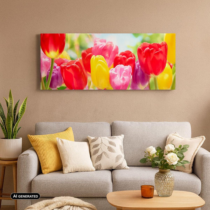 Leinwandbild Botanik Blumen 120x50cm Wanddeko Natur - Bild 4