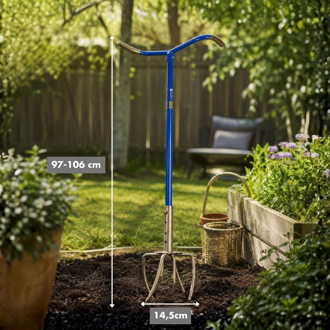 Gartenkralle Vertikutierer Unkrautentferner für enge Stellen - Bild 2