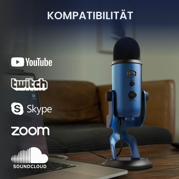 USB-Kondensatormikrofon mit 4 Richtcharakteristiken fuer Streaming - Bild 7