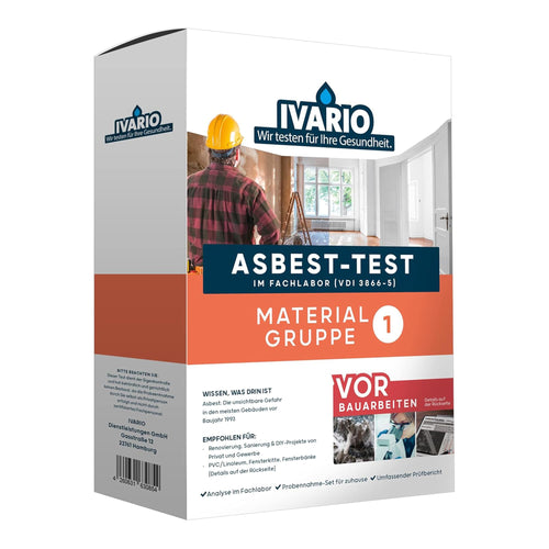 Asbest-Test Laboranalyse Materialgruppe 1 mit REM-Verfahren