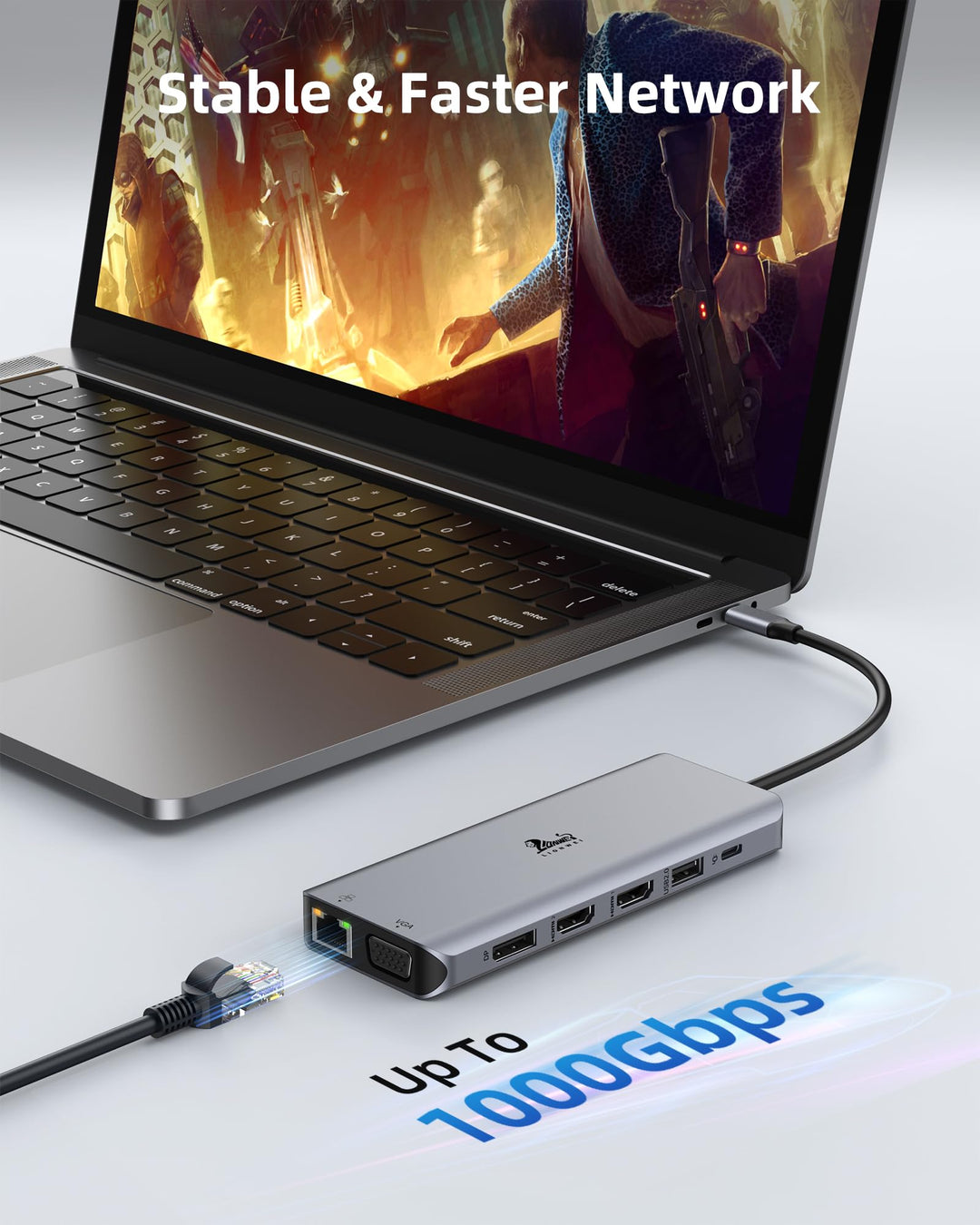 Dockingstation 13-in-1 Triple Display USB-C mit 8K DP, 2x HDMI, 100W PD - Bild 7