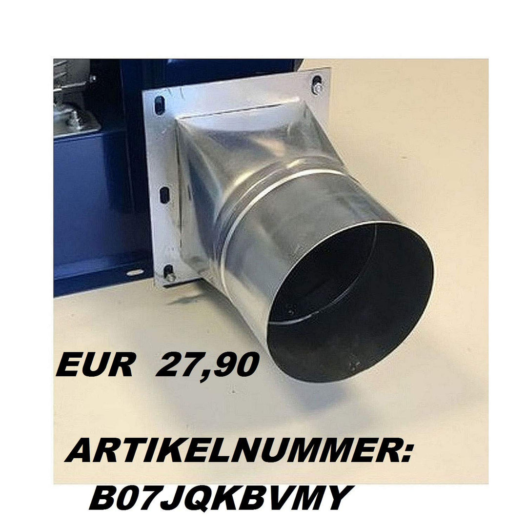 Industrie Radialgebläse 400V 600W 2650m³/h Stahl schwarz - Bild 6