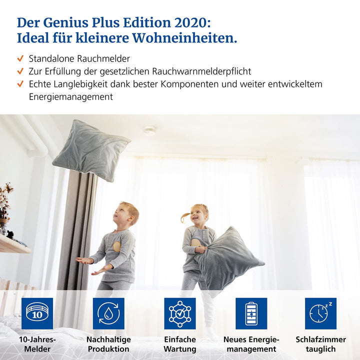 Rauchmelder 10 Jahre Batterie mit App-Prüfung 10er-Set - Bild 3
