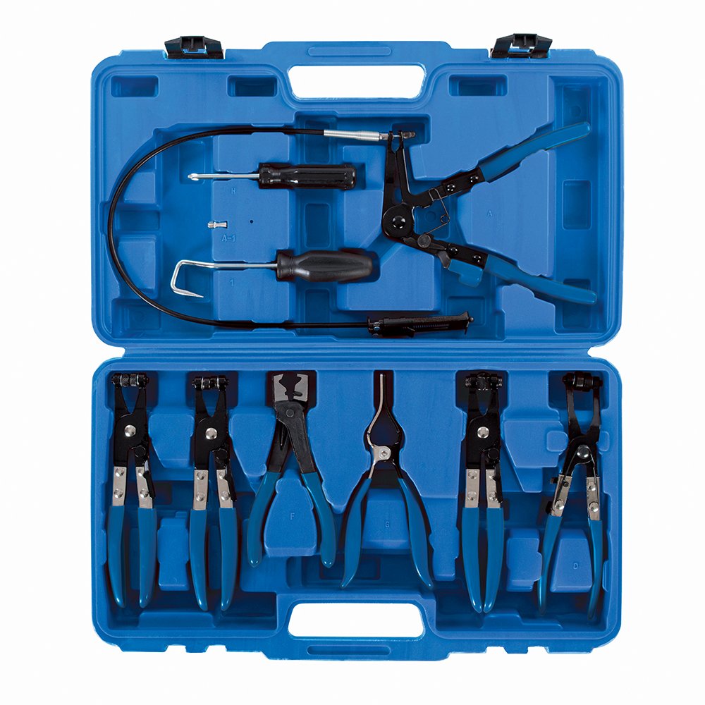 Schlauchschellen-Zangen Set 9-teilig Kohlenstoffstahl 18–54 mm - Bild 3