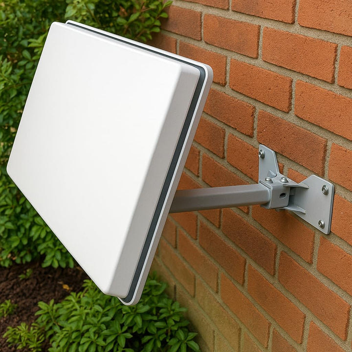 Sat Flachantenne Quad-LNB Komplett-Set für 4 TV mit 50m Kabel - Bild 7