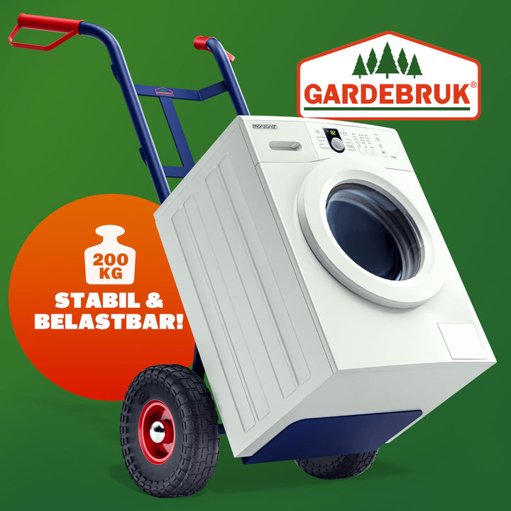 Sackkarre klappbar 200 kg Vollgummirad Stahl für Umzug Baustelle - Bild 5