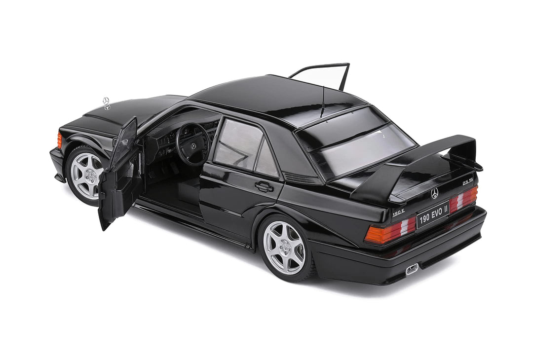 Modellauto Mercedes-Benz 190E Evo II Druckguss Metall 1:18 schwarz - Bild 9