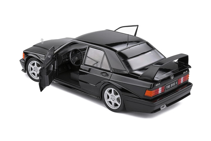 Modellauto Mercedes-Benz 190E Evo II Druckguss Metall 1:18 schwarz - Bild 9