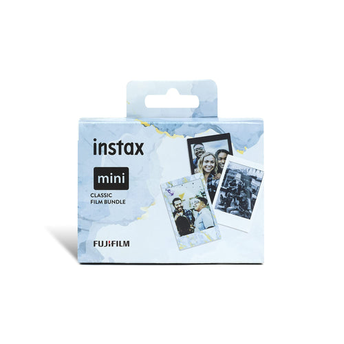 Sofortbildfilm instax Mini 3er-Pack Black Frame, Blue Marble & Monochrome