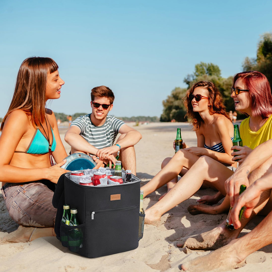 Kühlrucksack 24L isoliert für Picknick und Outdoor, 30 Dosen - Bild 9
