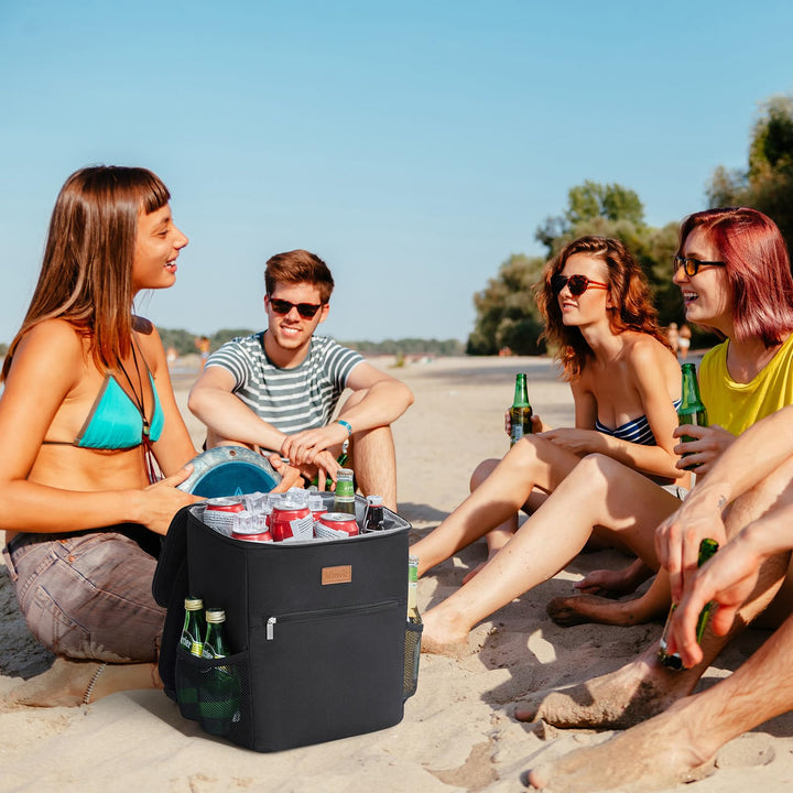 Kühlrucksack 24L isoliert für Picknick und Outdoor, 30 Dosen - Bild 9