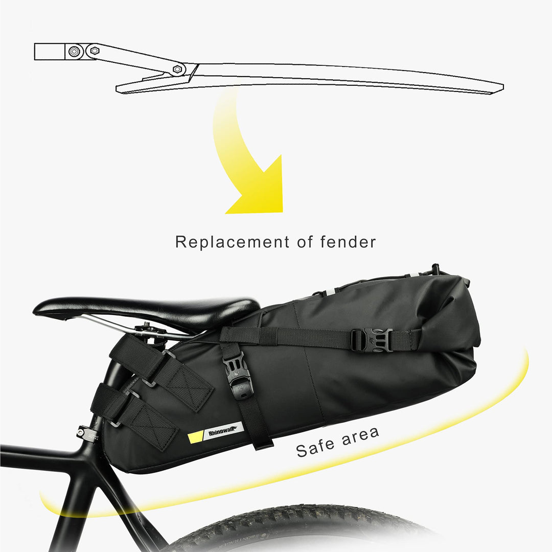 Fahrrad Satteltasche wasserdicht 10/13 L für MTB und Rennrad - Bild 5