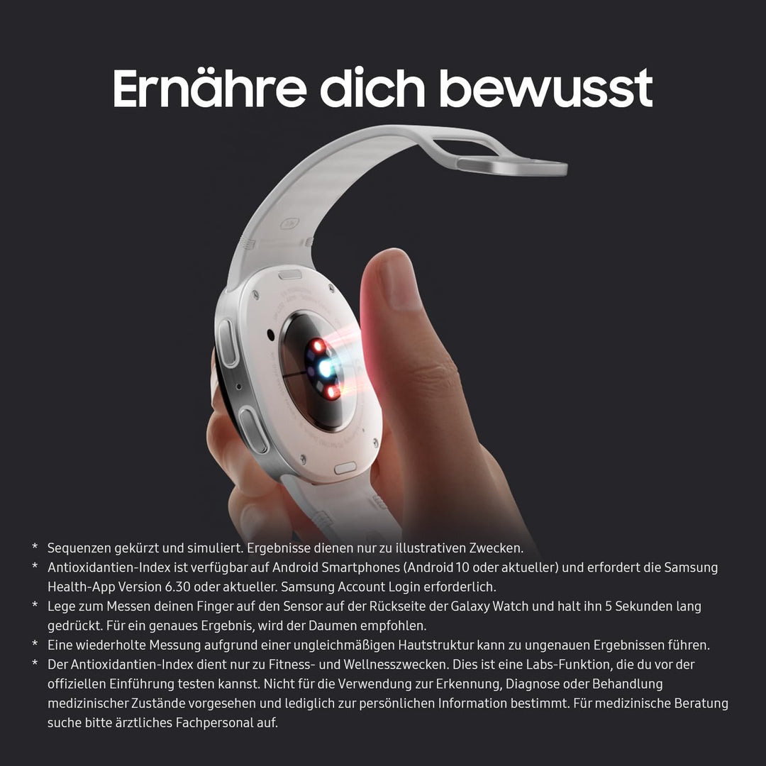 Smartwatch 40mm Graphit mit KI Schlaf- &amp; Fitness-Coaching Bluetooth - Bild 8