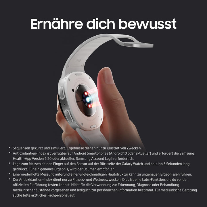 Smartwatch 40mm Graphit mit KI Schlaf- &amp; Fitness-Coaching Bluetooth - Bild 8