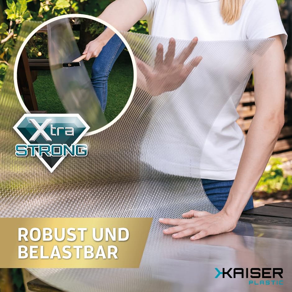 Gewächshausplatten Polycarbonat 6mm 12er Set 605x1210mm transparent - Bild 5