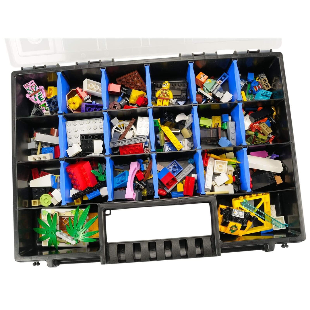 Sortimentsbox 10er-Set stapelbar bis 20 Fächer 345x249x50mm - Bild 5