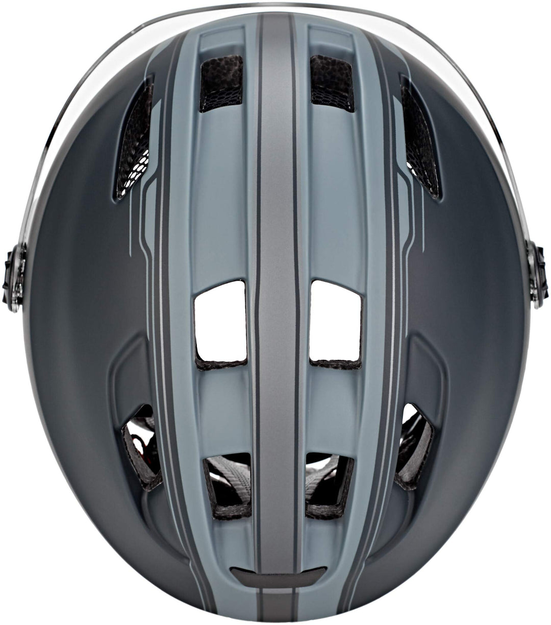 Fahrradhelm Erwachsene Unisex mit Reflektoren Grösse S Schwarz - Bild 7