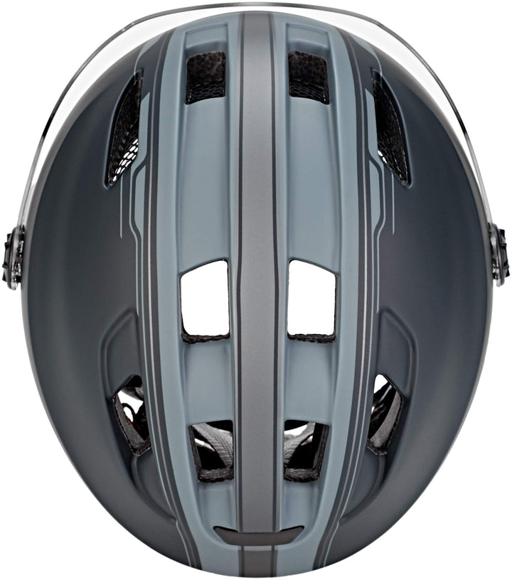 Fahrradhelm Erwachsene Unisex mit Reflektoren Grösse S Schwarz - Bild 7