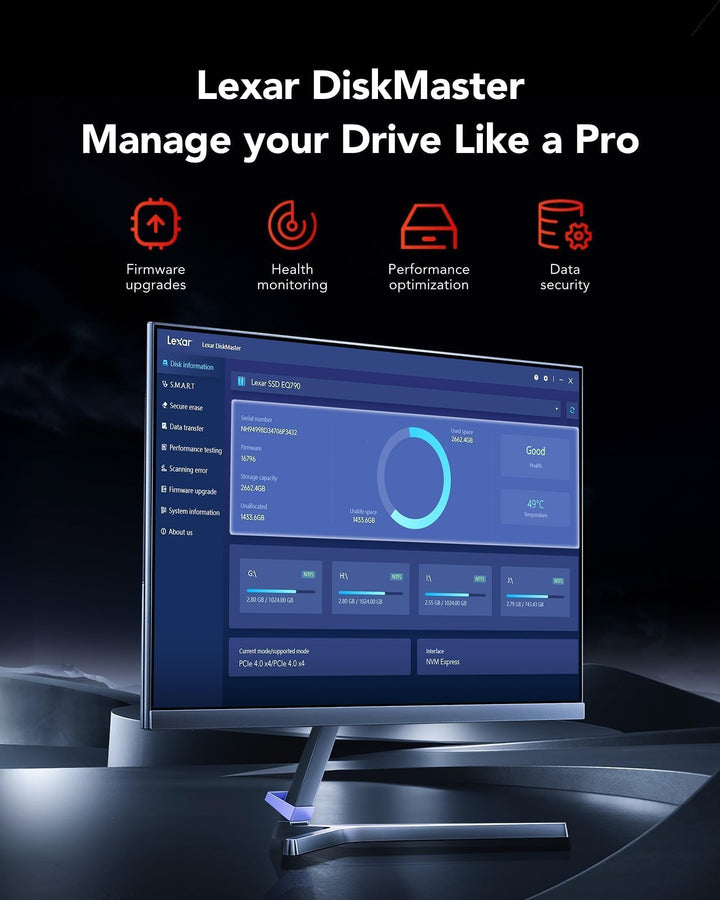 M.2 NVMe SSD 2TB PCIe Gen4 7400 MB/s fuer Gaming und PS5 - Bild 7
