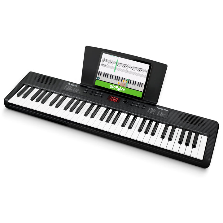 Keyboard Piano 61 Tasten mit 300 Sounds für Einsteiger
