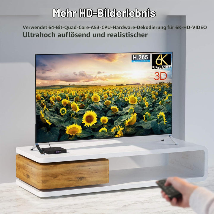 Android TV Box 6K Android 10.0 Quad-Core 2GB RAM 16GB - Bild 5