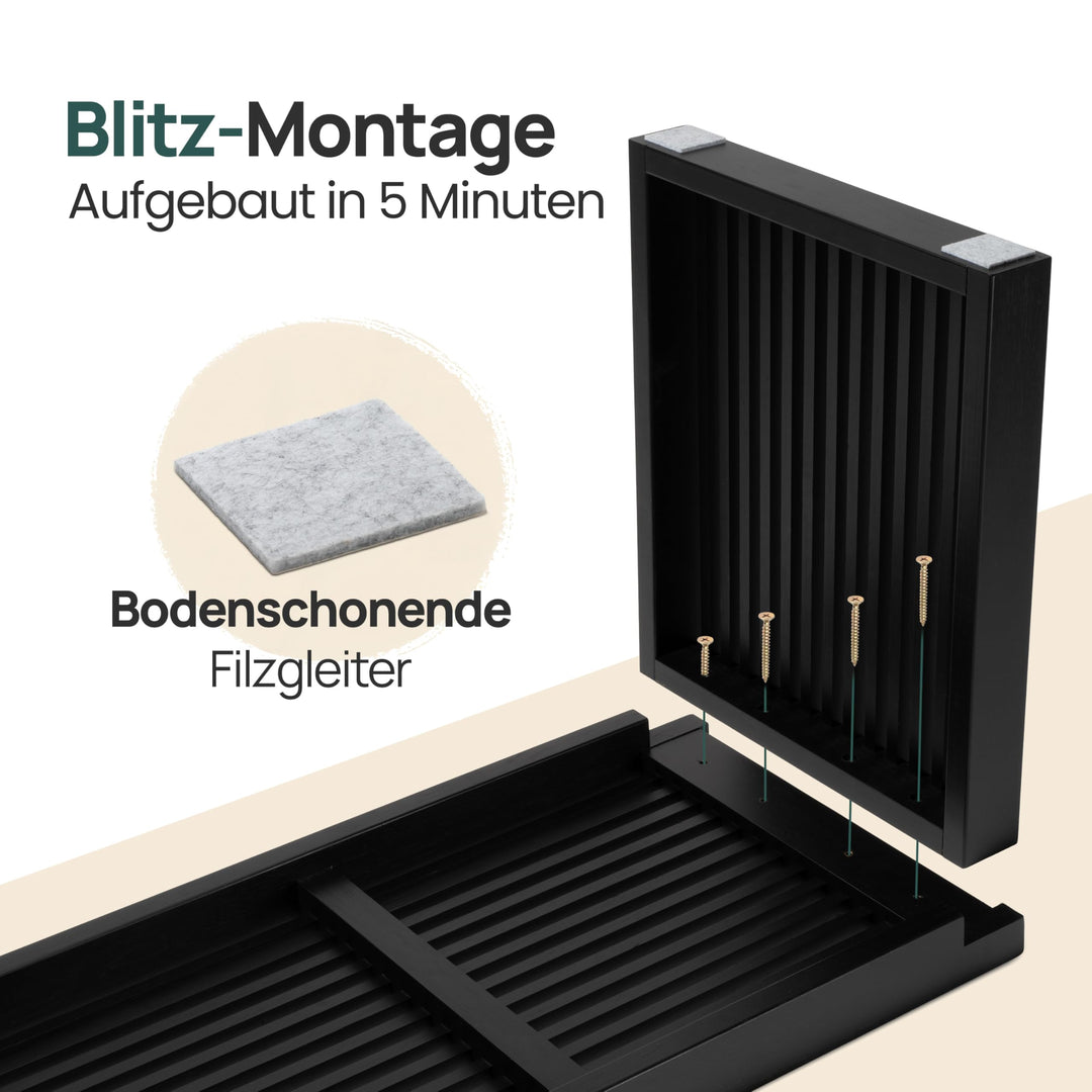 Sitzbank Bambus ohne Lehne für Flur und Esszimmer - Bild 4