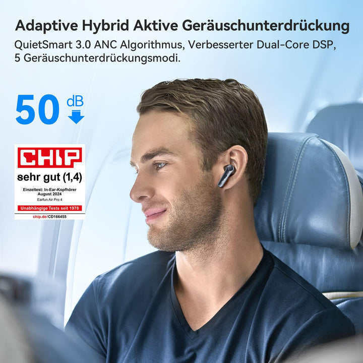 In-Ear Kopfhörer mit ANC 50dB, aptX Lossless, 6 Mikrofone - Bild 2