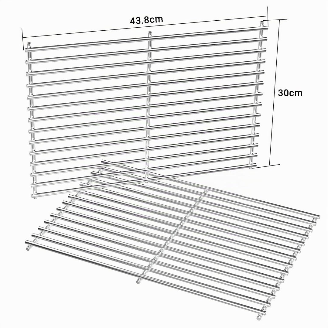 Grillrost Edelstahl 44x30cm 2er-Set für Weber Spirit 300 Series - Bild 2