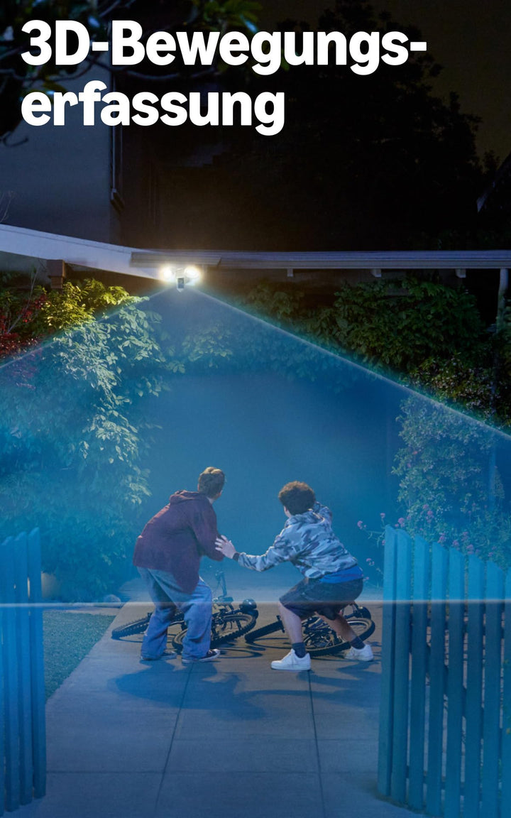 Flutlichtkamera 4K Pro Aussen mit 10x-Zoom und 2000-Lumen-Flutlicht - Bild 5