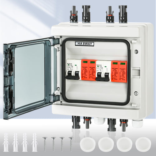 Solar Anschlusskasten 2 String DC 1000V Überspannungsschutz IP65 32A