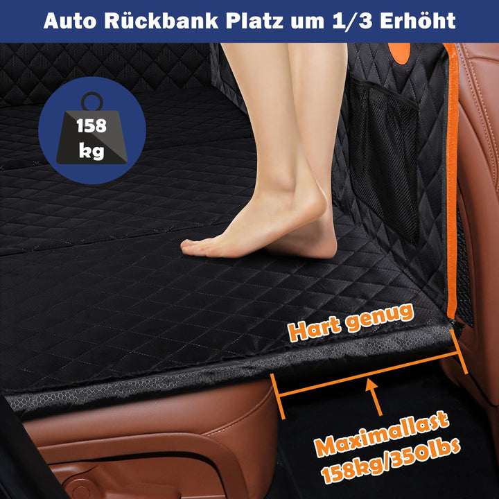 Hundedecke Auto Rücksitz wasserdicht mit Mesh-Fenster 132x63cm - Bild 3