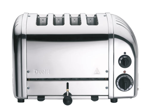 Toaster 4 Scheiben Edelstahl poliert mit ProHeat handgefertigt