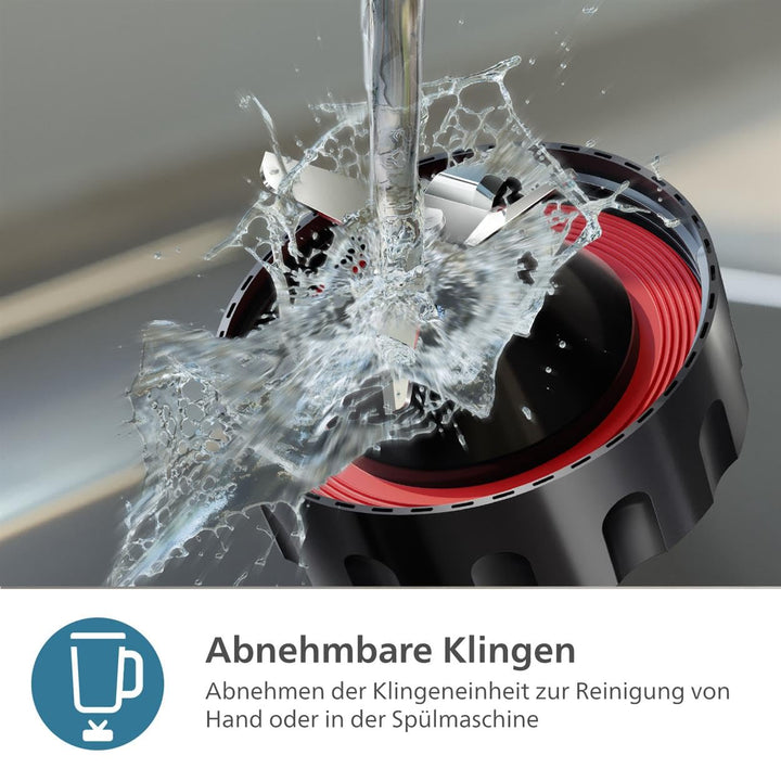 Standmixer 1200W mit ProBlend-Technologie 2L Behälter Schwarz - Bild 4