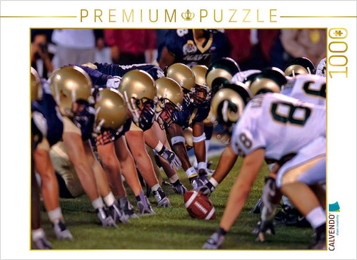 American Football Puzzle 1000 oder 2000 Teile Kraft und Taktik