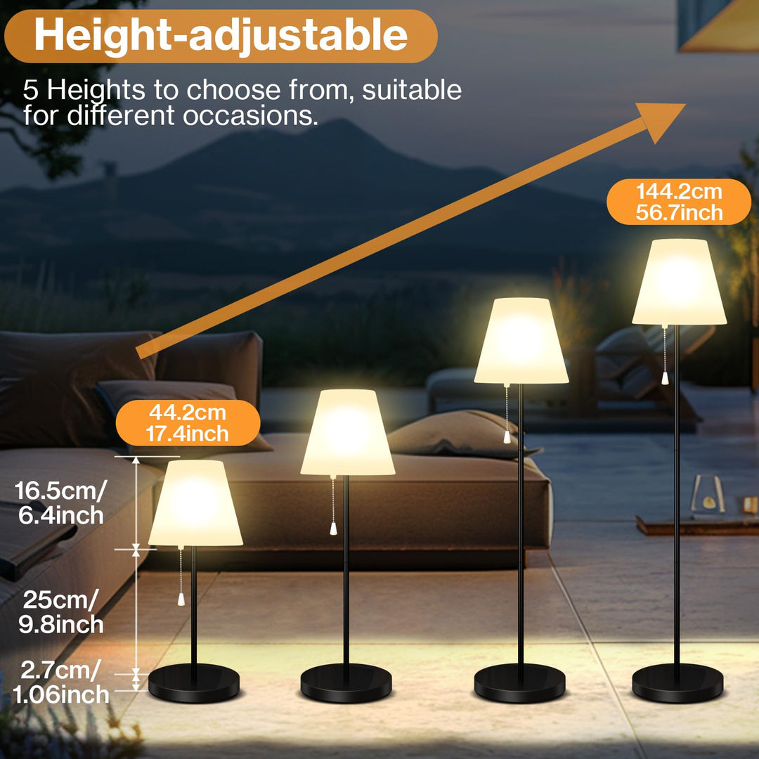 Solar Stehlampe Outdoor IP65 RGB+Warmweiss dimmbar mit Fernbedienung - Bild 2