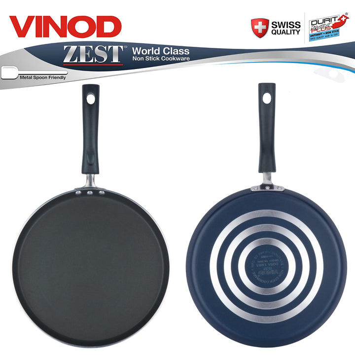 Dosa Tawa Antihaft-Grillpfanne Aluminium 25 cm flach - Bild 7