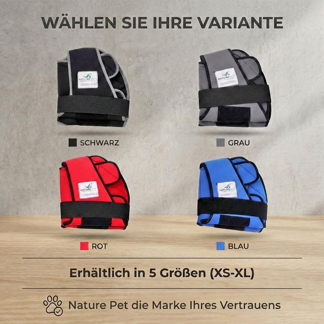 Ellenbogenbandage Hund Neopren 3mm mit Tasche für Kühl-/Wärmepad - Bild 9