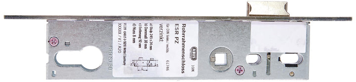 Einsteckschloss für Rohrrahmentüren PZ 30/92 DIN links/rechts Silber - Bild 3