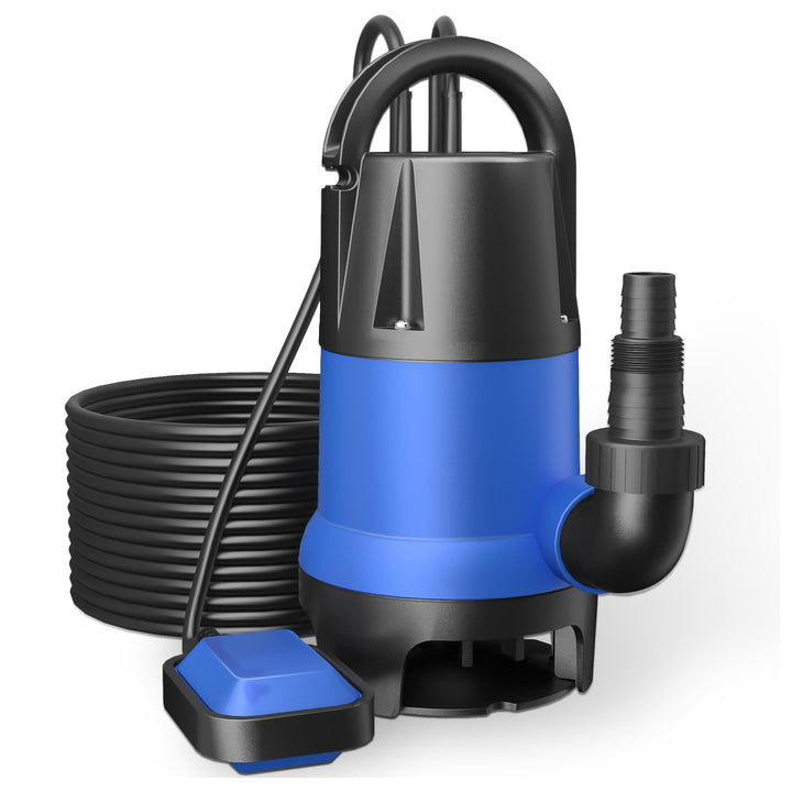 Schmutzwasserpumpe 400 W 7500 l/h für Garten, Teich &amp; Keller