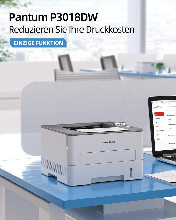 Laserdrucker Schwarz-Weiss WLAN Duplex 30 ppm mit Startertoner - Bild 2
