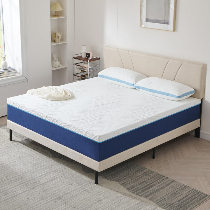 Kaltschaummatratze 90x200 7-Zonen Gel-Memory-Foam H3/H4 wendbar - Bild 6