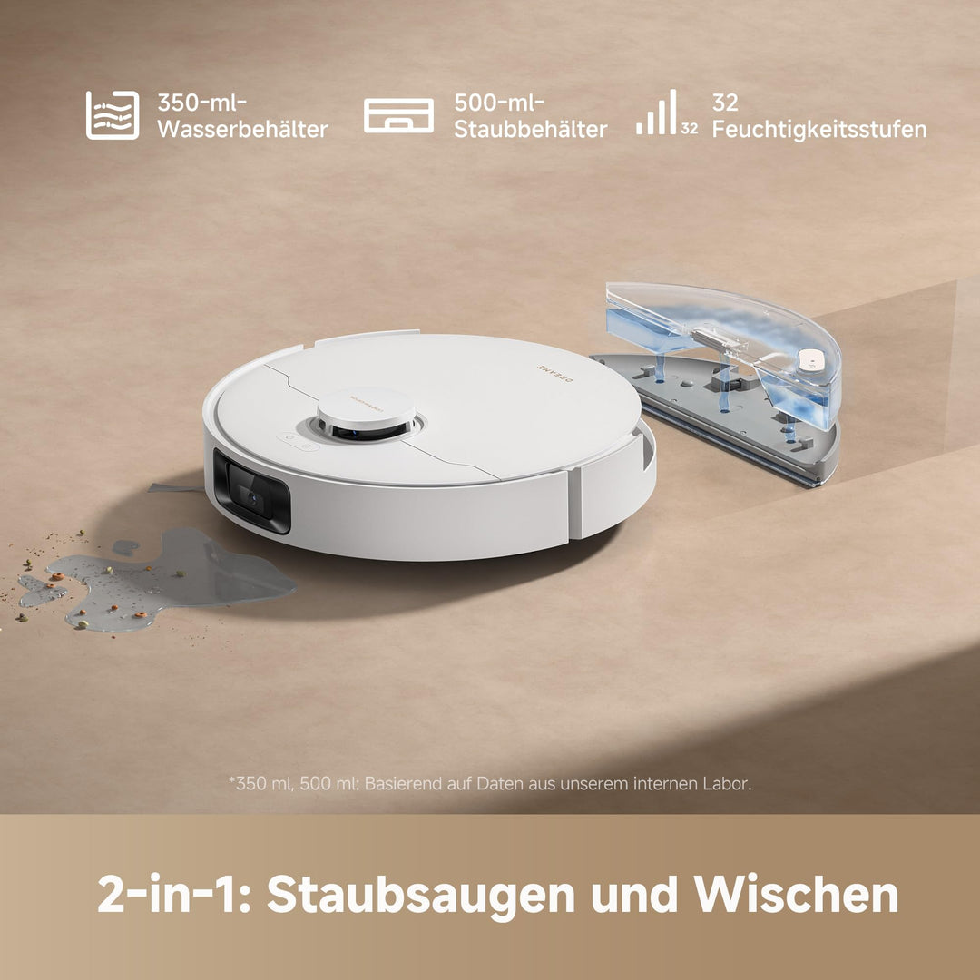 Saugroboter 2-in-1 mit Wischfunktion 13.000 Pa DuoBrush Selbstentleerung - Bild 6