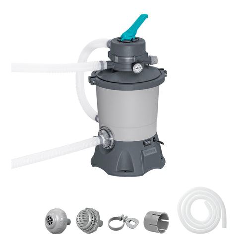 Sandfilteranlage 3.028 l/h 85 W fuer Pools bis 16.600 Liter