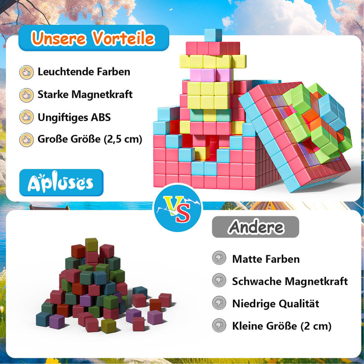 Magnetbausteine 72-teilig für Kinder ab 3 Jahren mit Tragetasche - Bild 5