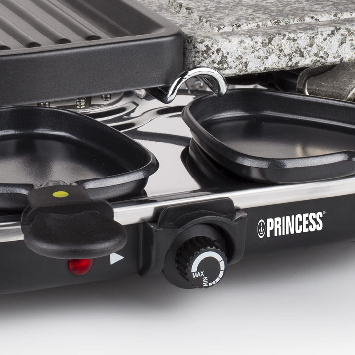 Raclette-Grill mit Steinplatte und Grillplatte für 8 Personen 1200 W - Bild 3